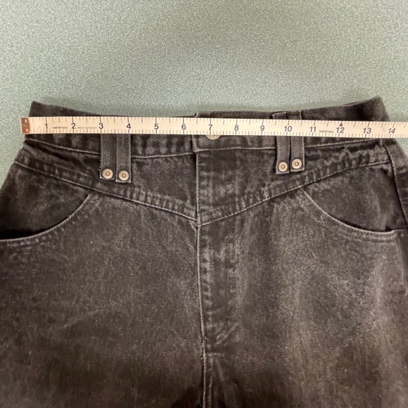 Ozark Mountain High Waisted Vintage Jeans Women’s 11/12 Black - Picture 9 of 10